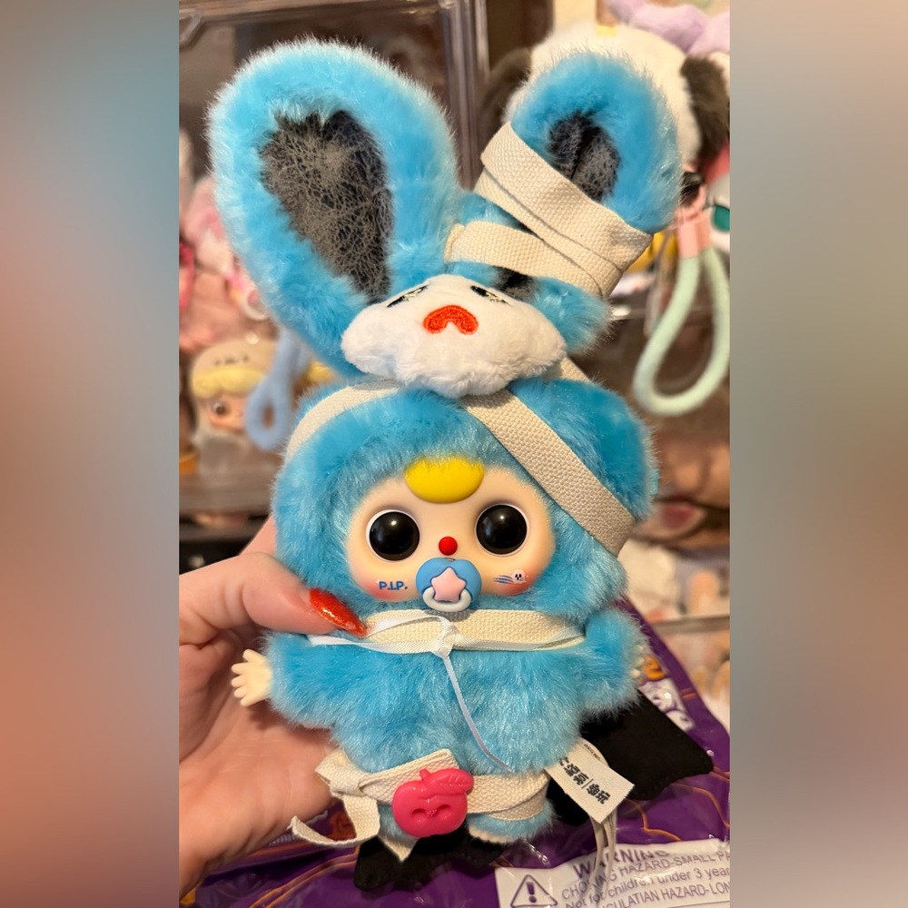 Baby Three Halloween Castle Adventure Mummy Plush Pendant